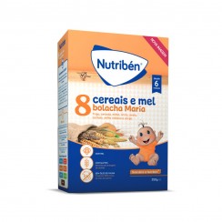 Nutribn Non-Dairy 8 Cereals and Honey Maria Biscuit 250g +6M